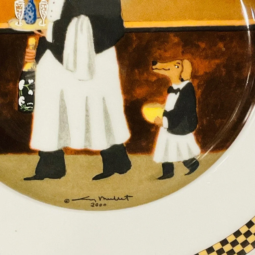 Williams Sonoma Guy Buffet Waiter Suite Salad Plates Set of 4 Eschenbach Germany